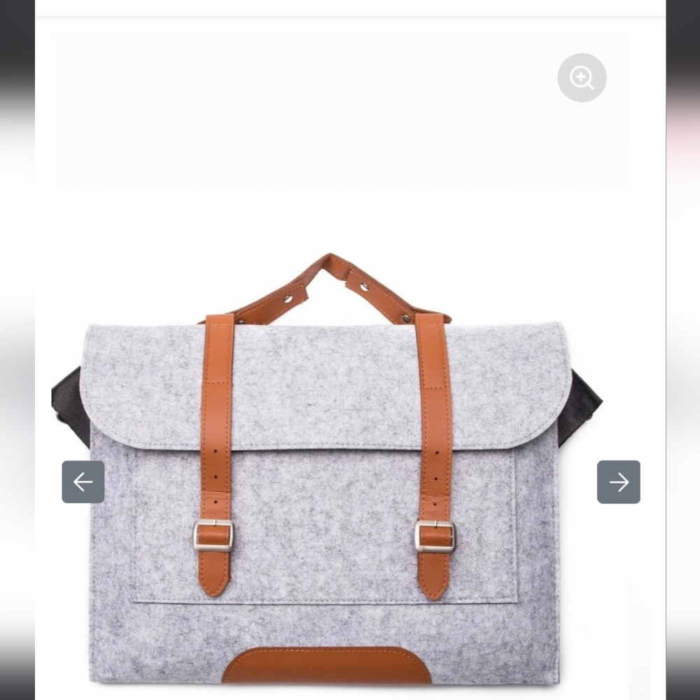 SOMETHING STRONG GREY SOMETHING-SLIM MESSENGER BAG